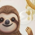 thumbnail image 4 of Coolnut Shower Curtain Cute Sloth Bathroom Decor Watercolor Shower Curtain Sets Fabric Cloth Bathroom Curtains with Hooks 60x72 Inch, 4 of 6