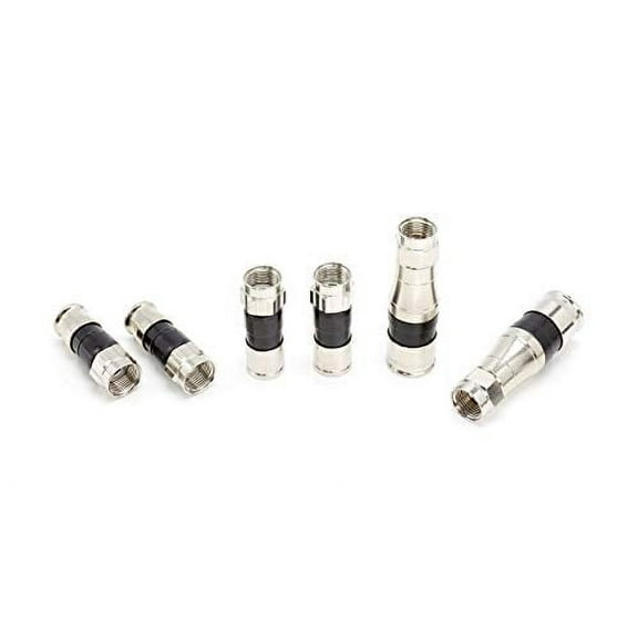 THE CIMPLE CO - Coaxial Fitting Multipack for RG59, RG6, and RG11 Coax Cable 50 each, 150 total