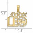 thumbnail image 2 of 10K Yellow Gold 100% Leo Charm (14.8 X 15.1) Made In United States -Jewelry By Sweet Pea, 2 of 3