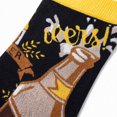 thumbnail image 4 of Levmjia Crew Socks Women Beer Printed Mid Calf Socks Soft Breathable Fashion Socks Casual Socks Party Holiday Daily Outdoor Street Wear, 4 of 5