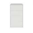 thumbnail image 3 of UrbanPro 30" 4-Drawer Modern Metal Lateral Filing Cabinet in White, 3 of 5