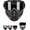 Grey, variant on TripleHBB Detachable Full Face Goggle Mask,Goggle Mask for Welding & Riding,Anti-Fog Windproof Impact Resistant Face Protection Shield,Dust Protection Face Shield for Men Women