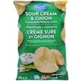 thumbnail image 1 of Great Value Sour Cream & Onion Flavoured Potato Chips, 1 of 4