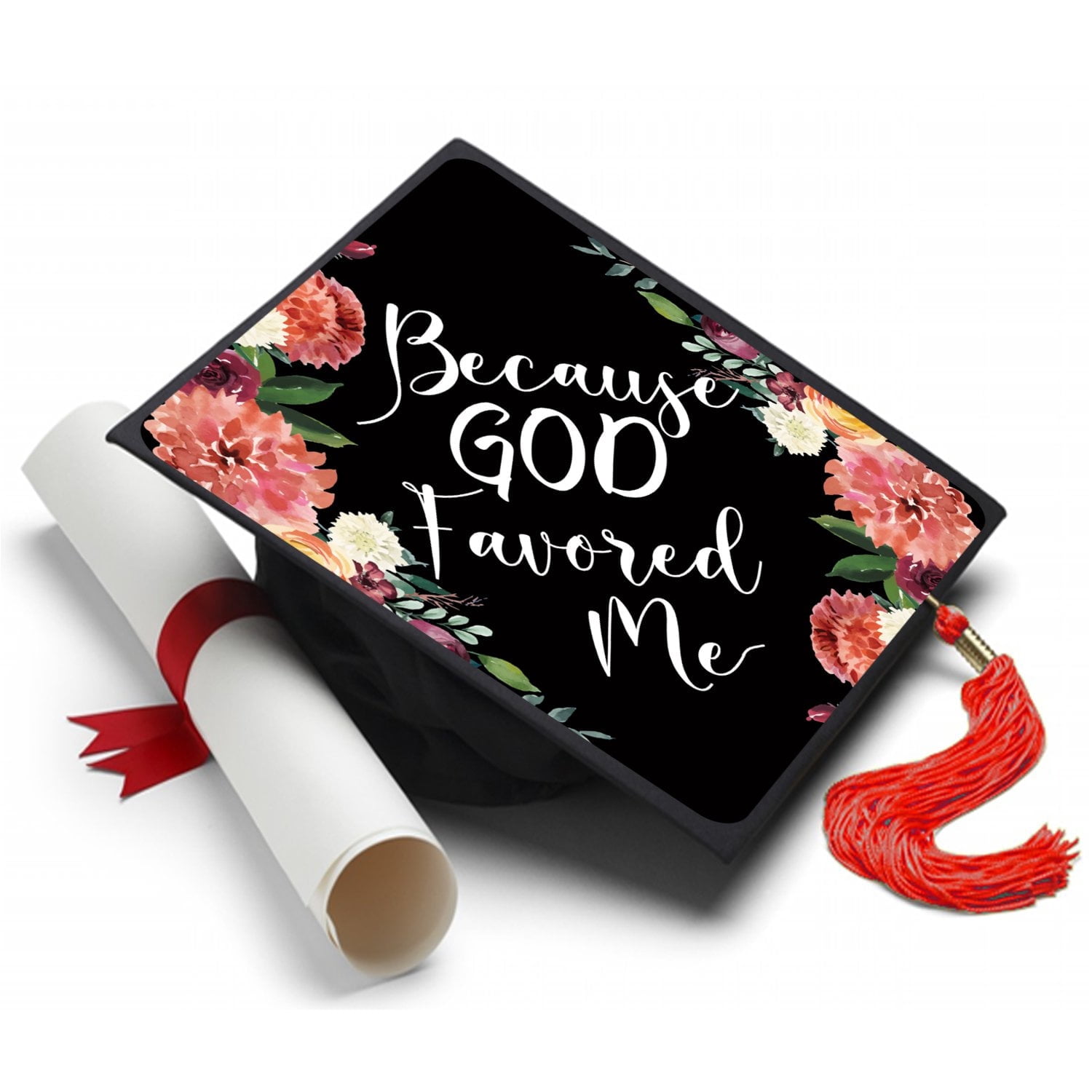 God Favored Me - Grad Cap Tassel Topper