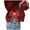 Wine, variant on Wang6 Womens Whtie Graphic Sweatshirts Trendy Crew Neck Long Sleeve"Merry Christmas"Pullovers Casual Side Slit Hem Bow Tshirts Tops Y_White XL