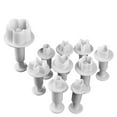 thumbnail image 3 of 33 Piece Fondant Cake Cookie Plunger Cutter, Flower Leaf Butterfly Heart Shape Decorating Mold, DIY Tools, 3 of 8