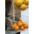 thumbnail image 3 of Fox Run 3-Tier Kitchen Hanging Fruit Baskets, White, 3 of 3