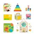 thumbnail image 2 of TOOKYLAND Early Learning Toy Bundle - 6 in 1 Box Educational Montessori Play Set; Wooden Toddler Toys for 3 Year Old +, 2 of 9