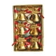 thumbnail image 3 of 6 colgantes de campanas de metal para árbol de Navidad de color dorado para repisas de chimenea Diámetro 25 cm, 3 of 8