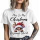 thumbnail image 4 of Mens T Shirts Christmas Elk Snowflake Short Sleeve Casual Men's Tee Tops Graphic T-Shirts for Teen Boys/Men, 4 of 8