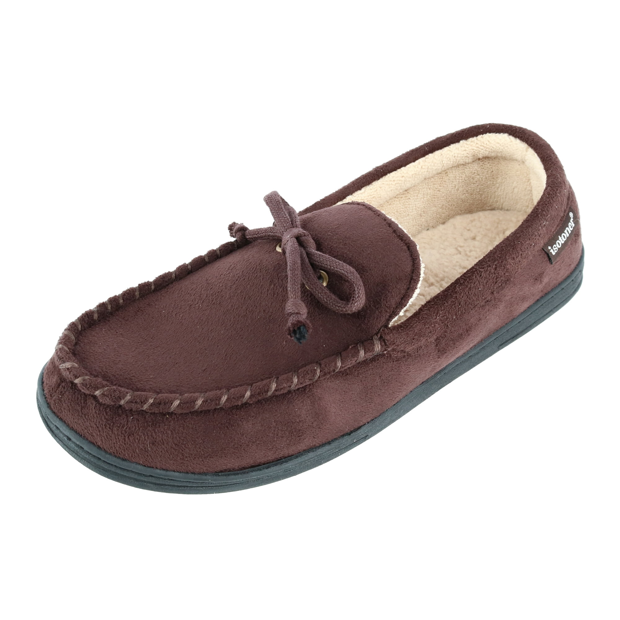 Isotoner Men's Microsuede Moccasin Slippers Walmart Canada