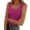 Hot Pink, variant on Women's Ribbed Tank Tops, Knit Round Neck Sleeveless Fitted Casual Tops, Summer Slim Basic Tee Shirts Womens Loose Tank Tops S