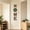 Brown, variant on Xhegex Spring Alphabet Wreath Decor - Versatile Wooden Wall Decoration for Home Entryways and Living Spaces