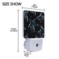 thumbnail image 4 of Transparent Glass Stars LED Night Light with Smart Sensor Plug Into Wall Dusk to Dawn 2 packs, 4 of 7