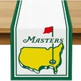 thumbnail image 1 of Masters Tournament Table Runner Masters Golf Party Decorations Dining Room Home Kitchen Table Decor (13" x 72"), 1 of 6