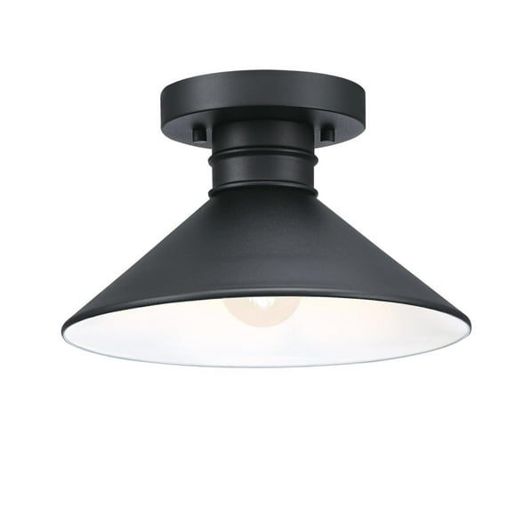 Westinghouse Lighting Watts Creek 11-inch One-Light Semi-Flush Mount Ceiling Fixture, Dark Sky Friendly