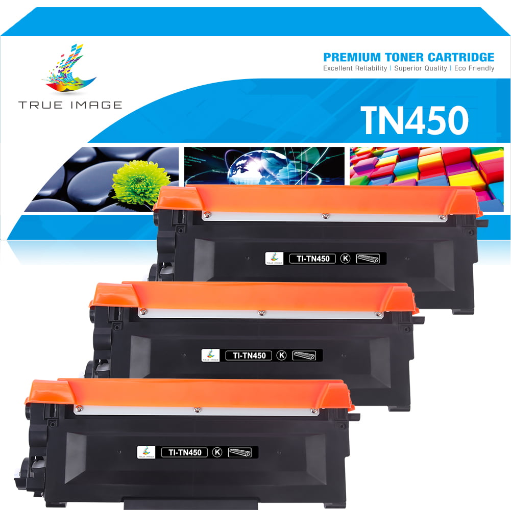 fotografie Evacuatie houd er rekening mee dat True Image 3-Pack Compatible Toner Cartridge for Brother TN-450 TN-420 Work  with HL-2250DN HL-2240 HL-2220 HL-2270DW HL-2280DW MFC-7240 7360 7360N  7460DN DCP-7060D DCP-7070DW Printer(Black) - Walmart.com