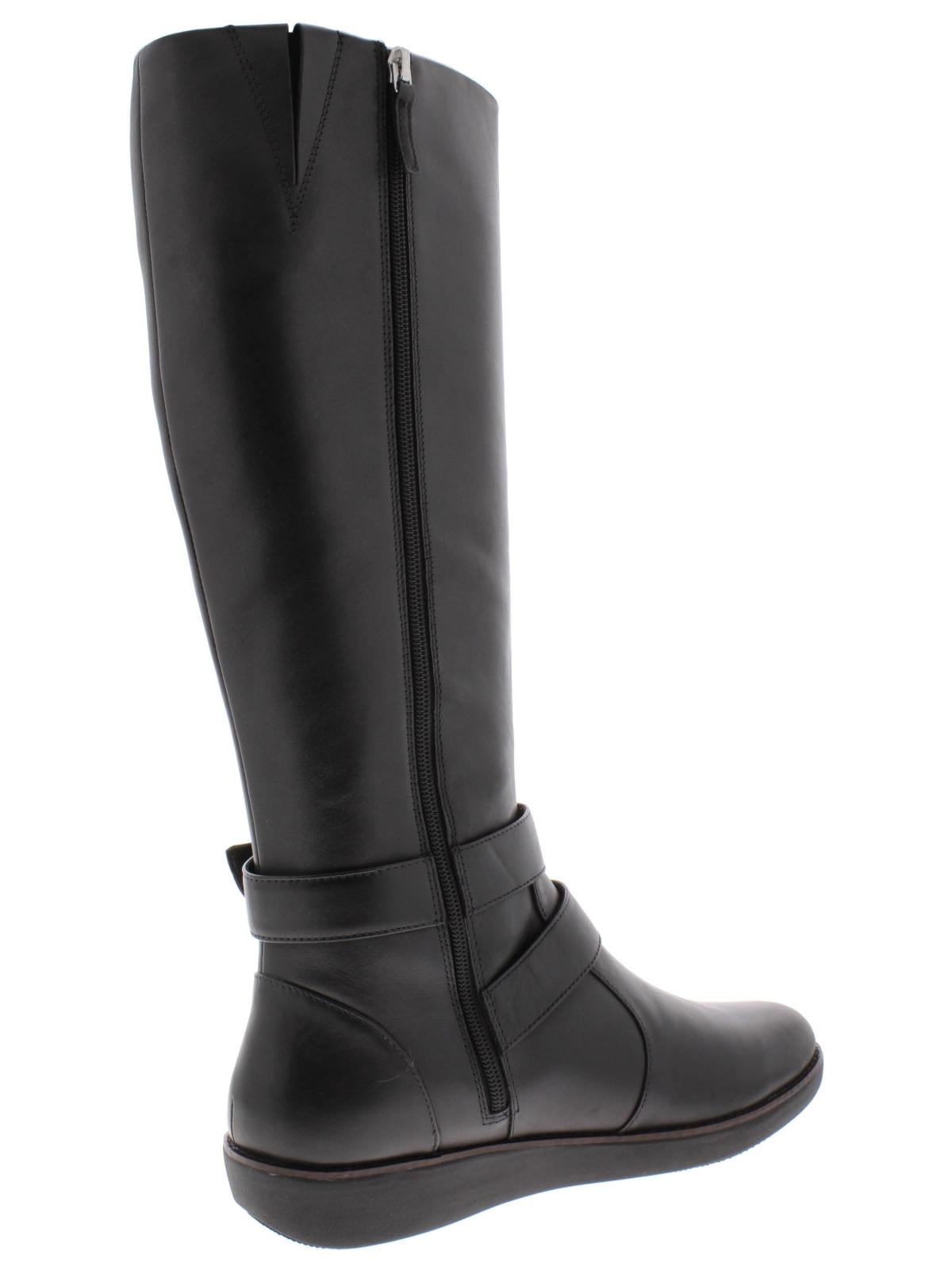 Fitflop Womens Noemi Double Buckle Leather Tall Knee High Boots