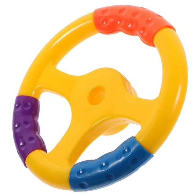SHISUYAN Toy Car Steering Wheel Simulated Driving Steering Wheel Small Steering Wheel Toy