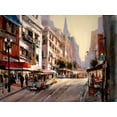 thumbnail image 2 of Heighton, Brent 14x12 White Modern Wood Framed Museum Art Print Titled - Powell Mason Line, 2 of 4