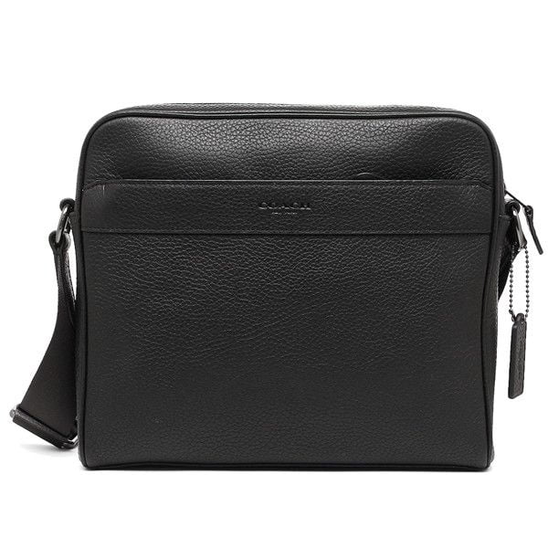 mens black leather crossbody bag