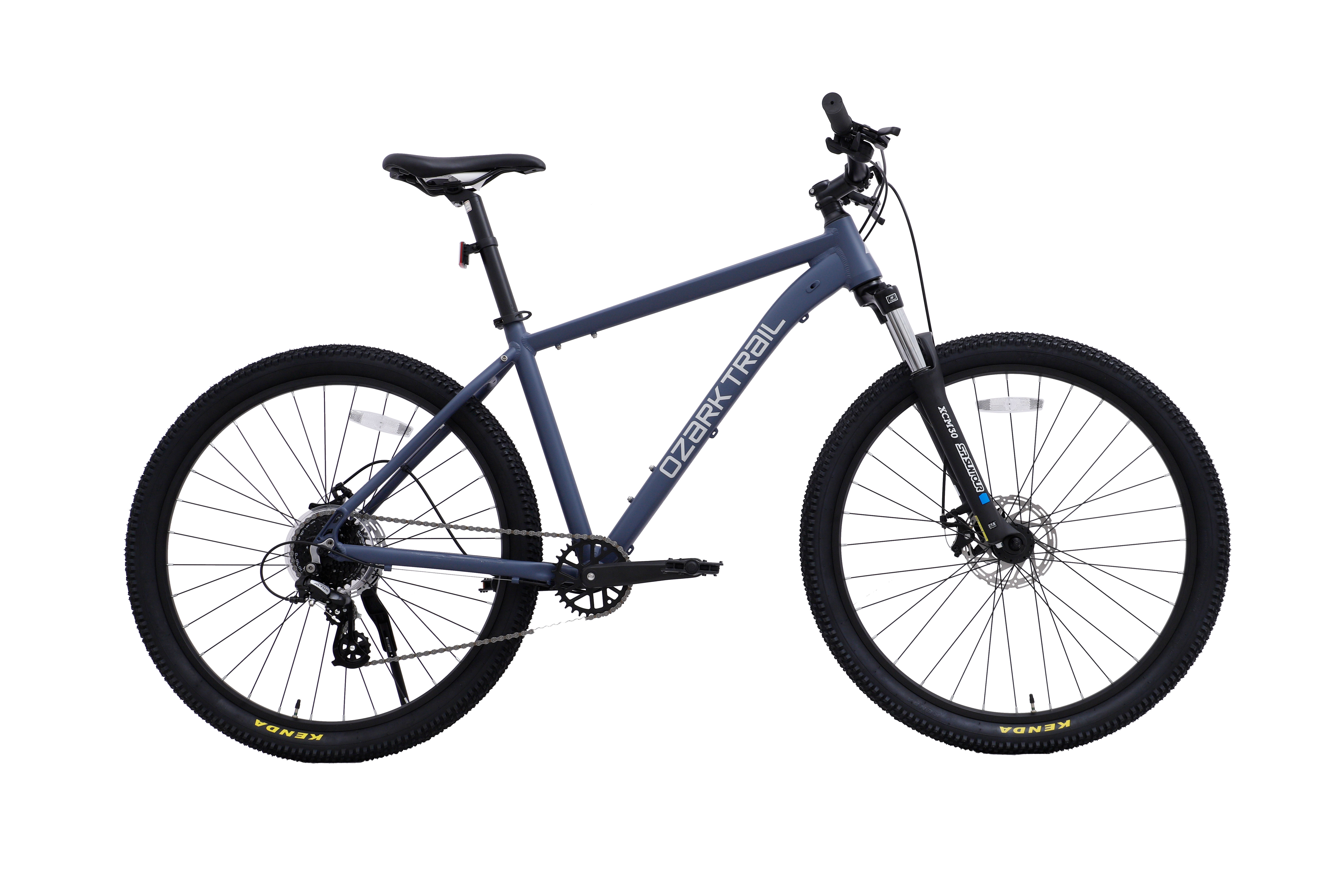 Ozark Trail 27.5" M.2 Ridge Mountain Bike, Large Frame, Fits Riders 5'9" - 6'2"+, Blue, Adult, Unisex