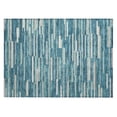 thumbnail image 2 of Addison Rugs Chantille Indoor/Outdoor Transitional Stripes Teal Washable Rectangle Rug, 1'8" x 2'6", 2 of 6