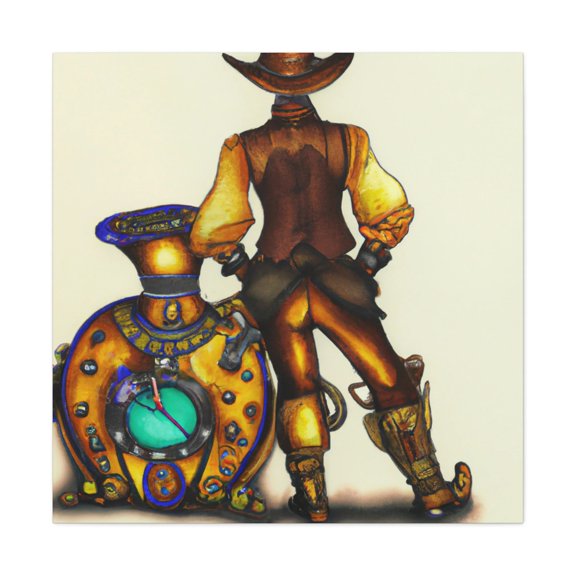 Saddles Back In Time - Canvas