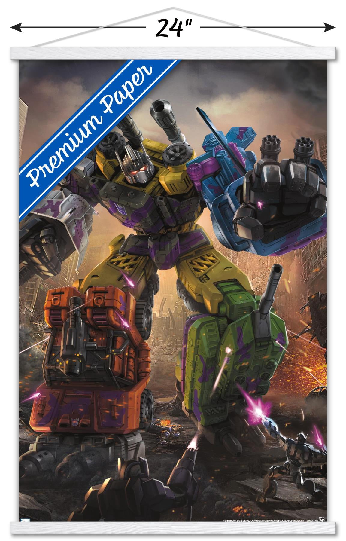 Hasbro Transformers - Bruticus Wall Poster with Magnetic Frame, 22.375" x 34"
