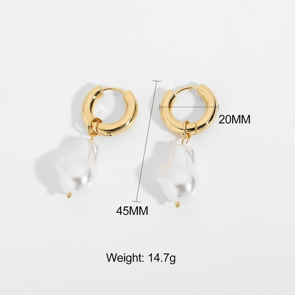 Thinsony Freshwater Pearl Element Earrings Pearl Element Earrings