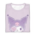 thumbnail image 5 of Boys Girls Kuromi And My Melody Shirt Graphic T-Shirt Crewneck Short Sleeve 3d Colorful Tops Tees, 5 of 6