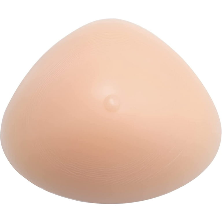 Silicone Breast Form Triangle Mastectomy Prosthesis Bra Pad Enhancer 1 Piece  CC Cup 450g 