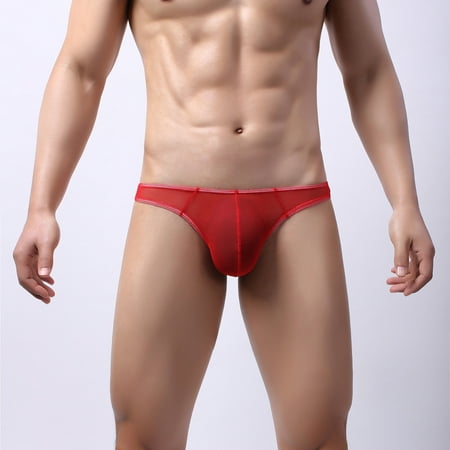 

Men Low Rise Underwear Jockstrap Sexy G-String Briefs Premium Bulge Pouch Athletic Thong T-Back Underpants