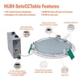 thumbnail image 3 of Luminaria HALO HLB LED de techo regulable de 20 cm, 120-277 V, 3 of 8