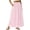 Pink, variant on Womens Eyelet Patchwork Maxi Skirts Tiered Elastic High Waist Loose Fit Skirt Flowy Casual Boho Party Summer Smock Skirts