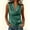 *Green, variant on Women's Cowl Neck Sleeveless Blouse,Casual Draped V Neck Loose Fit Tank Top Red,Women's Plus L