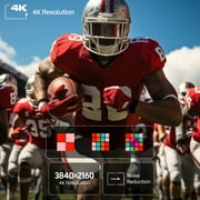 Sylvox 55 Smart Outdoor TV, 4K Uhd 1000nits with Dobly Atmos, Google TV with Voice remote, IP56 Waterproof,Google cast,Patial Sun,Deck Pro 3.0
