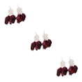 thumbnail image 2 of Jumpingount 1 par de pendientes de mujer estilo bohemio elegantes plumas exquisitas colgantes para las orejas gotas para las orejas joyería única Type7 NO7, 2 of 6