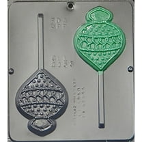 2153 Christmas Ornament Lollipop Chocolate Candy Mold