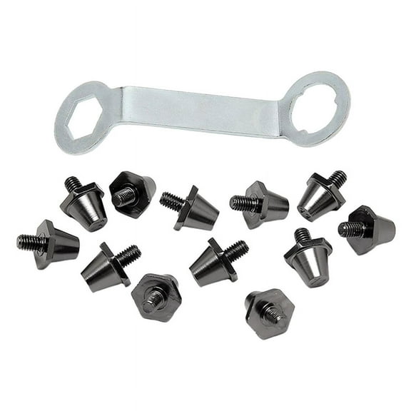 Football Boot Spikes M5 Soccer Shoe Studs American Boot Spikes for Sports Outdoor Indoor Football Cleats 13MM,12 x shoe replacement spikes 1 x Shoe Spikes Wrench