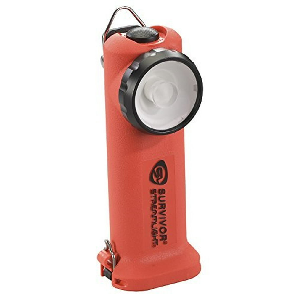 streamlight 90540, survivor led battery powered flashlight, orange