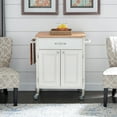 thumbnail image 5 of Dolly Madison Off-White Kitchen Cart, 5 of 13