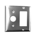 thumbnail image 1 of Amba AJ-DGP-P Radiant Square Double Gang Plate - Polished, 1 of 1