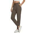thumbnail image 2 of Fantaslook Scubaknit Pants for Women Elastic Waist Drawstring Tapered Lounge Pants with Pockets Casual Joggers, 2 of 8