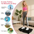 thumbnail image 5 of BEF Vibrating Plate Exercise Machine, 150 Watts for Women and Men, Net Weight 20lbs, Product Net Content Uom, Black, 5 of 6