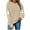 Khaki, variant on Oalirro Crewneck Sweatshirts Women Long Sleeve Tops 2025 Fall Fashion Clothes Winter Pullover S-2XL