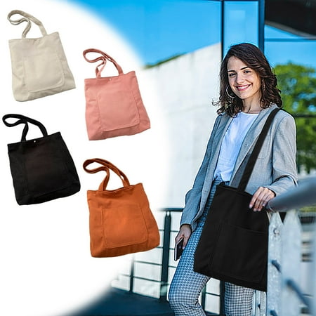 InsCrazy Tote Bag Handbag Casual Tote Bag with Pockets Large Capacity Handbag Lleisure Bag Shoulder Bag Tote Bag