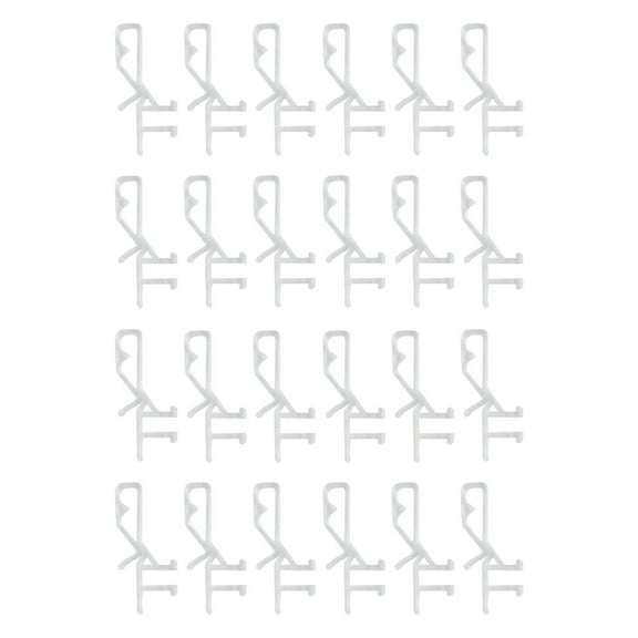 Transparent 24Pcs Venetian Blind Retainer Clips For Seamless Decor Integration