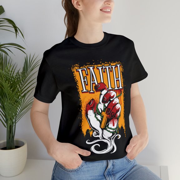 Faith Unisex Jersey Short Sleeve Bella Canvas Tee