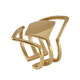 thumbnail image 3 of Anillo para Mujer de Acero Inoxidable LuckyLy Modelo Jasmine dorado Talla 7, 3 of 7